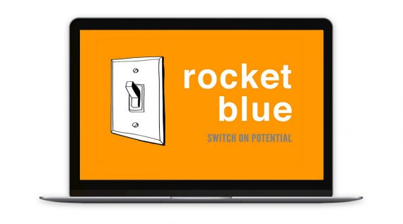 Rocket Blue Website - Front Page