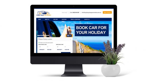 Sydney Cheap Car Rental Website Design