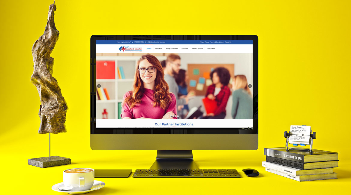 Corporate Website Design for ABC Education in Sydney - EG Solutions