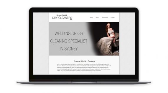 Pennant Hills Dry Cleaners Website Design