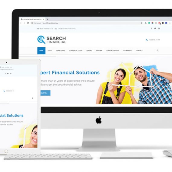 Search Financial Website Design