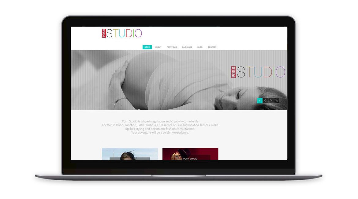 Posh Studio Website Design