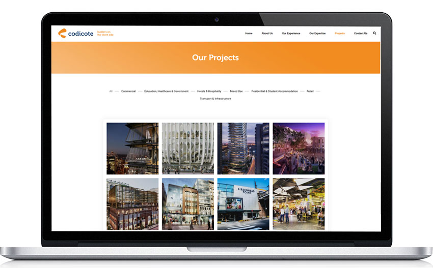 Codicote Website - Projects Page
