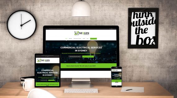 NEXGEN Electrical Website Design