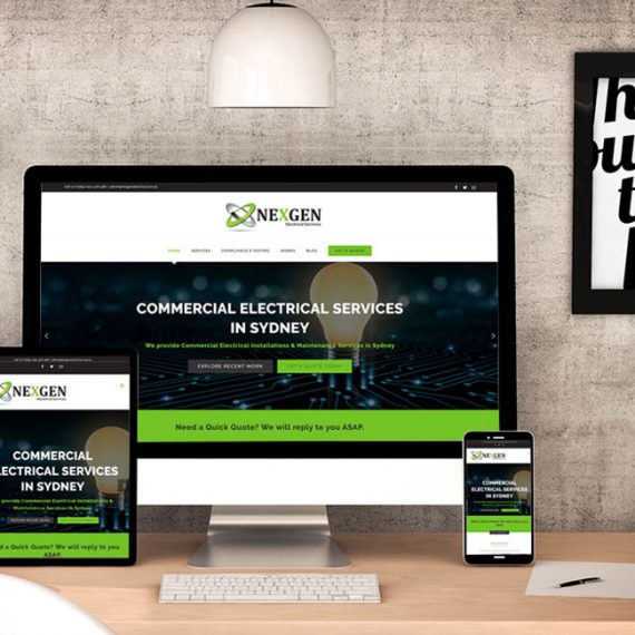 NEXGEN Electrical Website Design