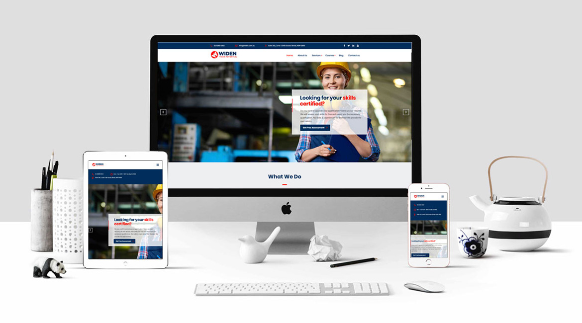 Widen Consultancy Website Design