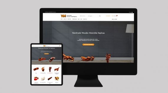 Wooden Models Website Design