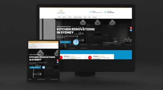 Torino's Plumbing Solutions - Website Design