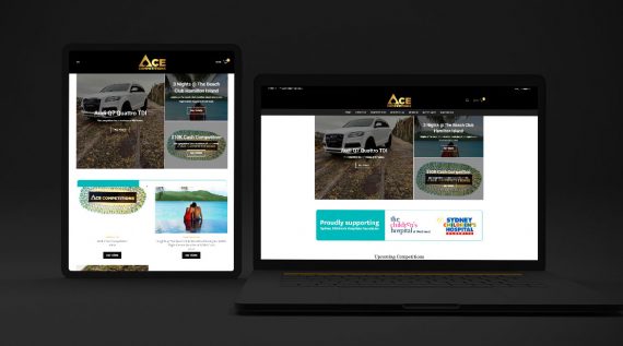 Ace Competitions Web Design