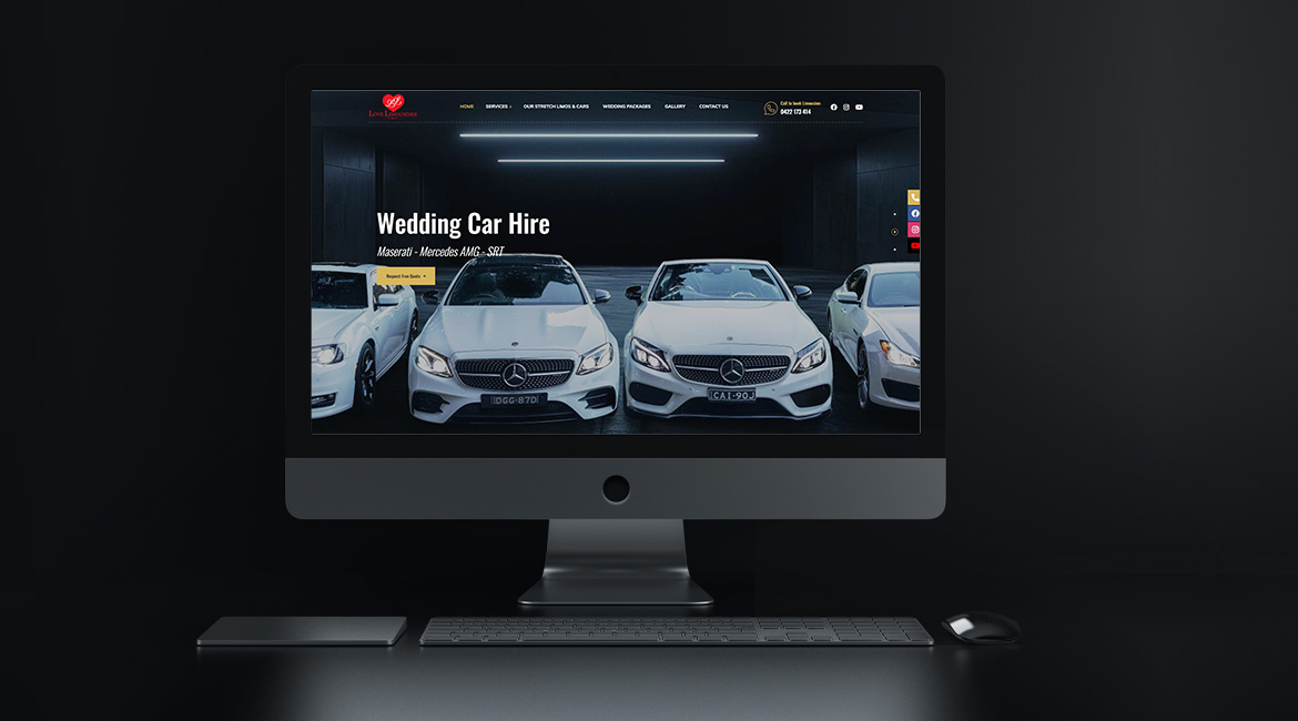 Love Limousines Website Design