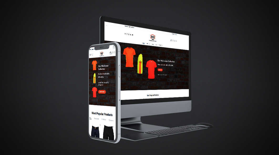 Indx Workwear - eCommerce Website Design