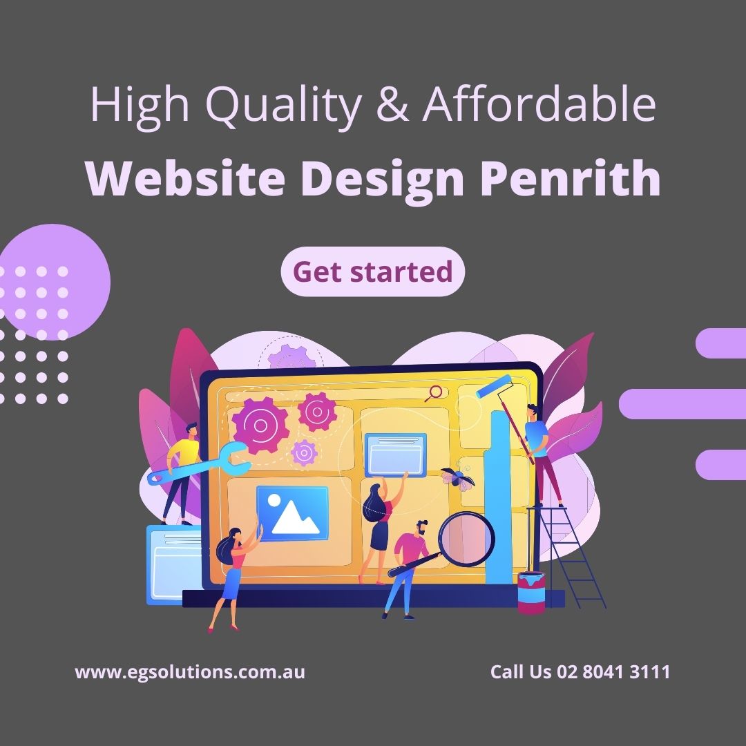 High Quality Website Design Services in Penrith