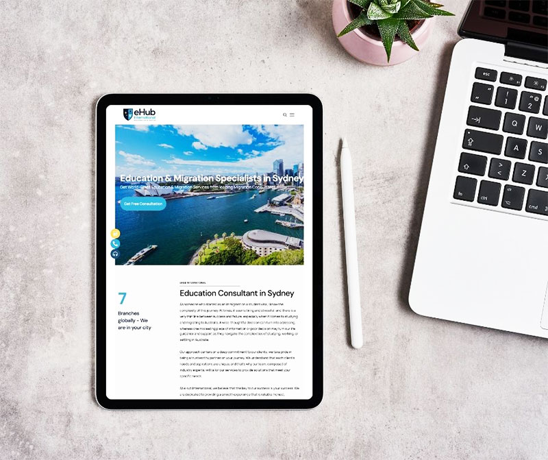 eHub International Responsive Website