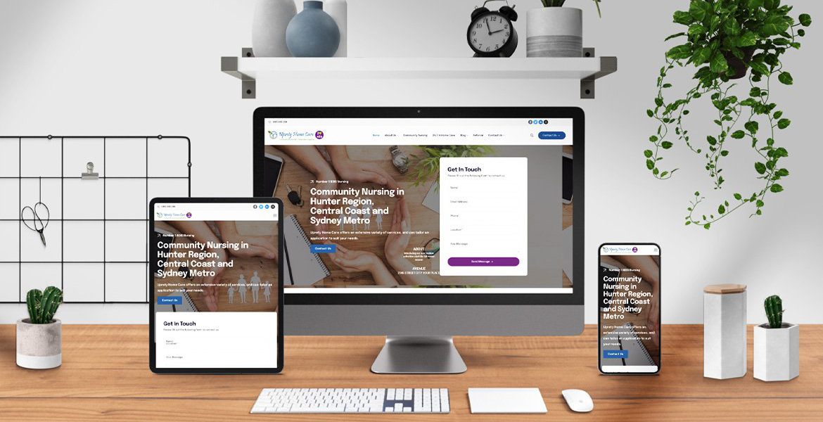 Uprety Home Care Website Design — EG Solutions