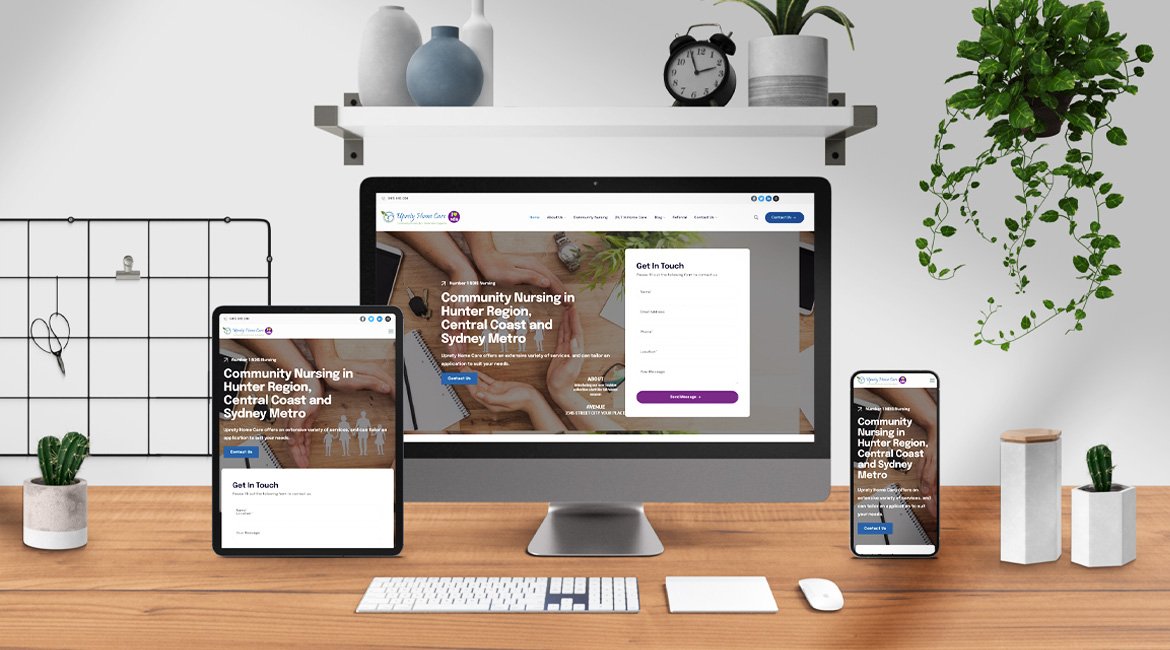 Uprety Home Care Website Design — EG Solutions