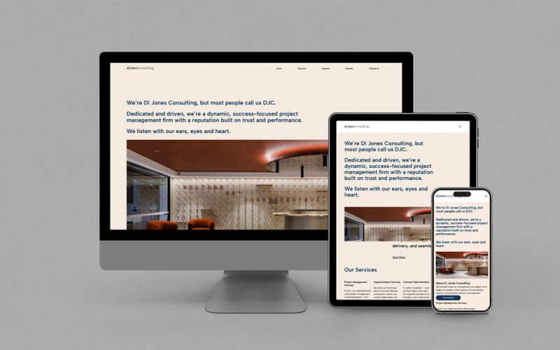 Di Jones Consulting Website Design — EG Solutions Portfolio