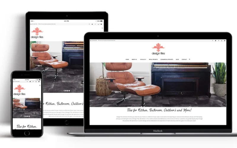 Design Tiles Website Design — EG Solutions Portfolio