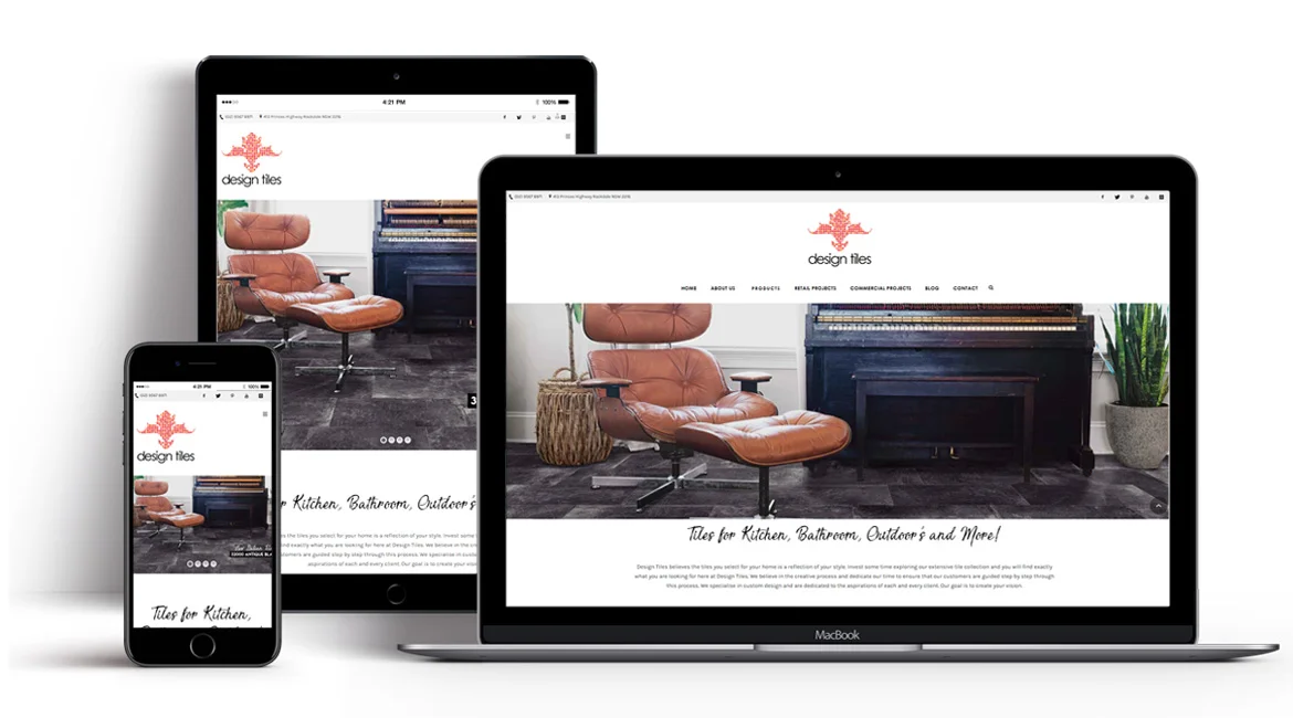 Design Tiles Website Design — EG Solutions