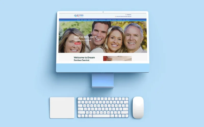 Dream Smiles Dental Website Design — EG Solutions Portfolio