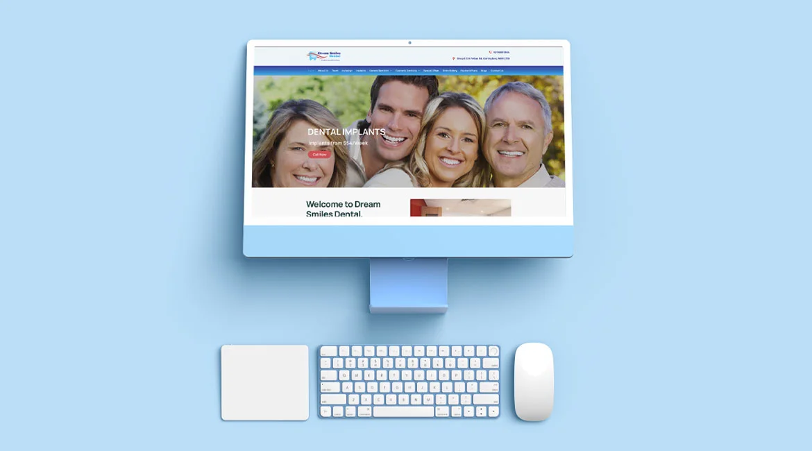 Dream Smiles Dental Website Design — EG Solutions
