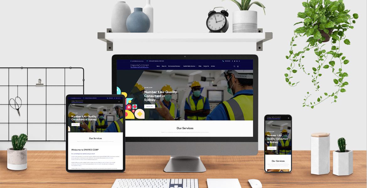 Enviro Corp Website Design — EG Solutions