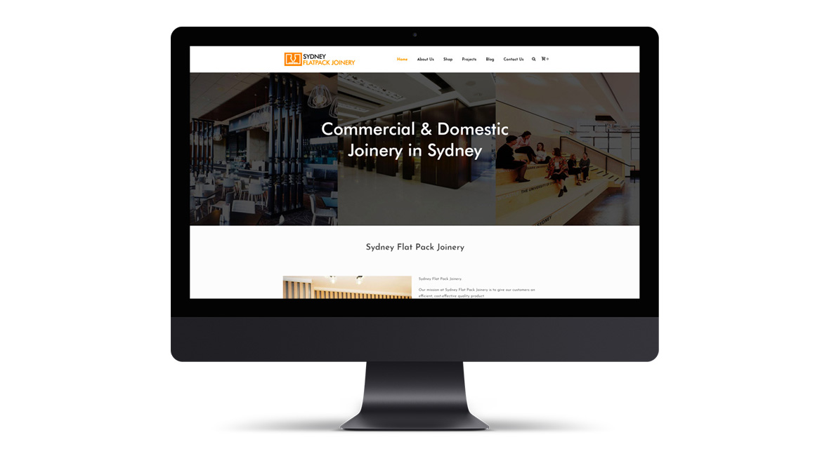 Sydney Flat Pack Joinery Web Design — EG Solutions