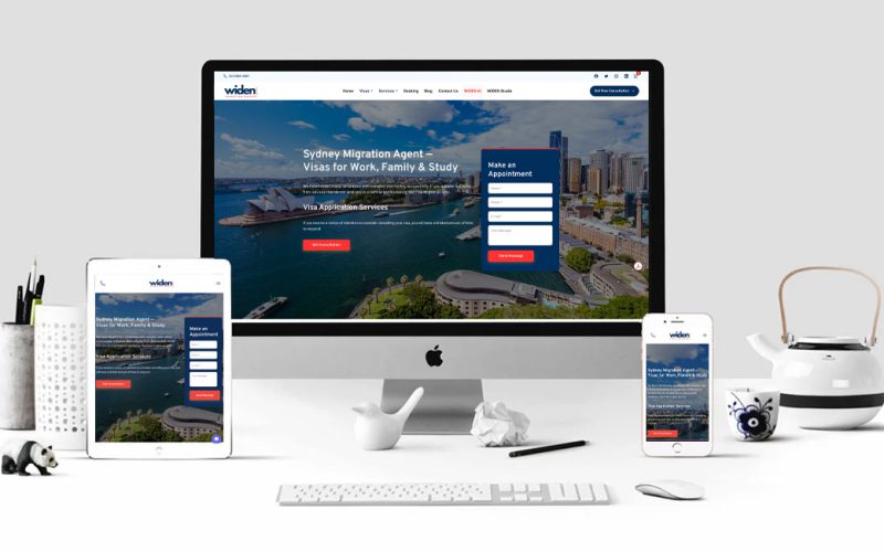 Widen Migration Website Design — EG Solutions Portfolio
