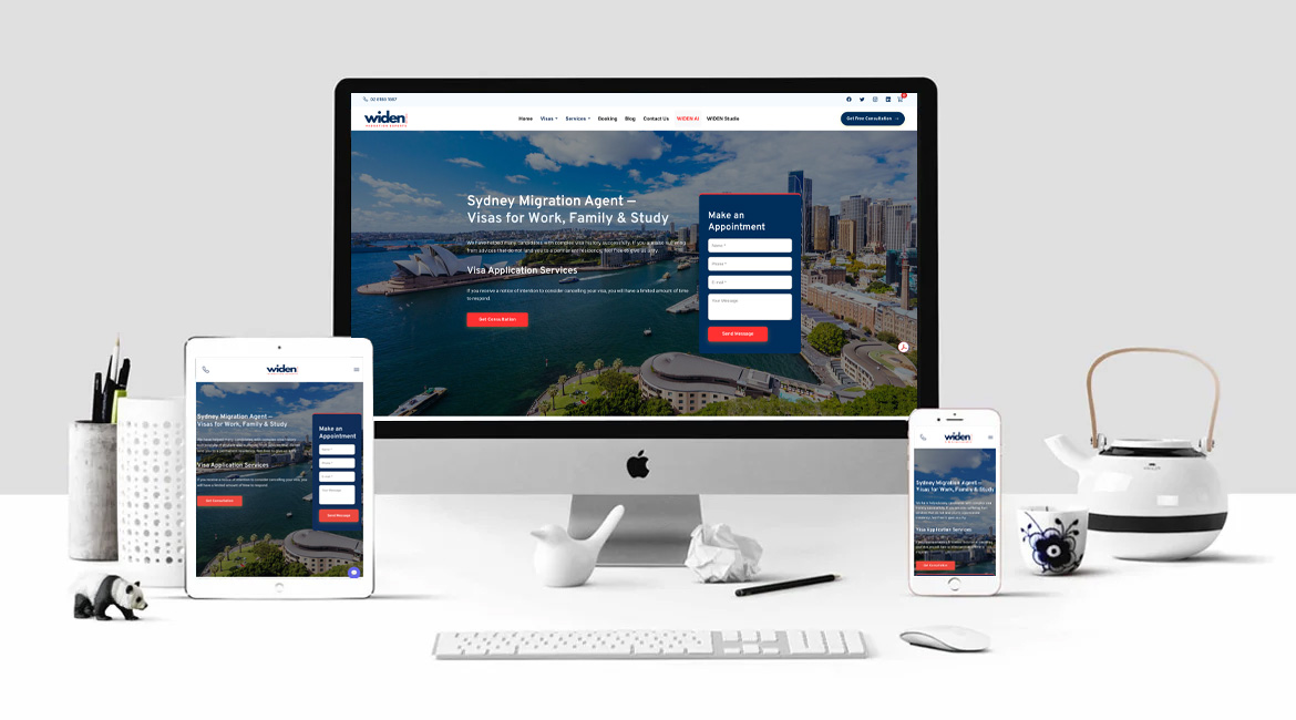 Widen Migration Website Design — EG Solutions