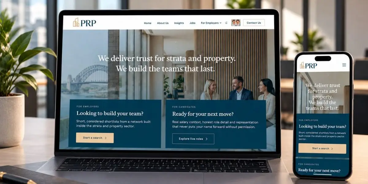 Property Recruitment Partners Website Design & Development — EG Solutions