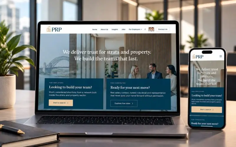 Property Recruitment Partners Website Design & Development — EG Solutions Portfolio