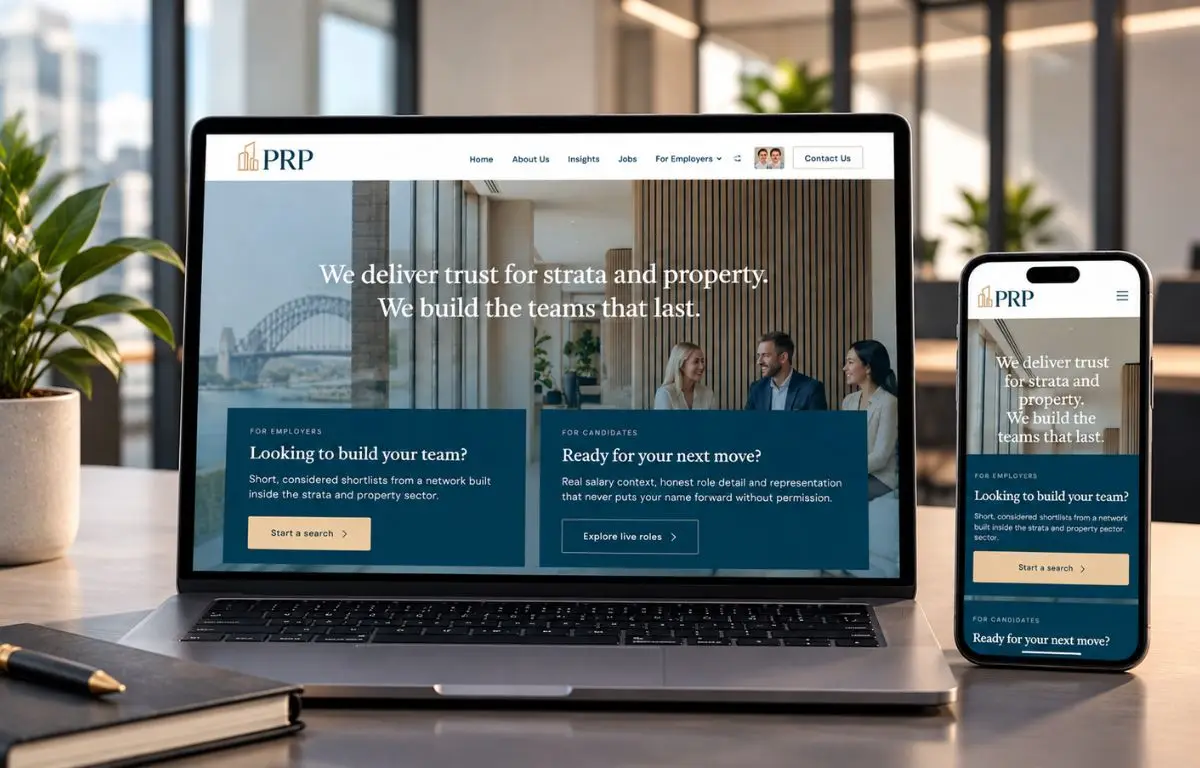 Property Recruitment Partners Website Design & Development — EG Solutions